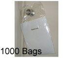 9x15 + 1.5 Lip Door Knob Poly Bags, 1000 Bags